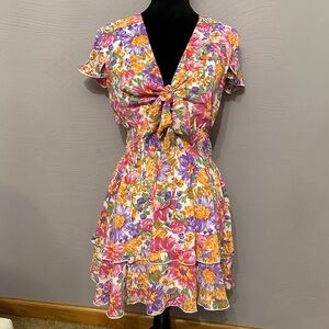 Floral Print Women's Dress